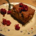 Gâteau au citron et aux framboises