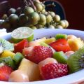 salade de fruits avec du mamon