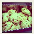 Cookies aux pignons de pin, feta et basilic