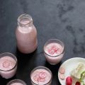 Soupe froide de radis rose et chèvre