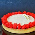 Tarte framboise / amande / pana cotta vanille