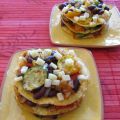 Étagé de tostadas au chili sans viande et aux[...]