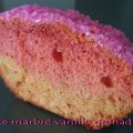 Cake marbré vanille grenadine