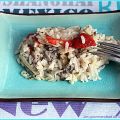 Gratin de riz aux oignons, poivrons et viande[...]